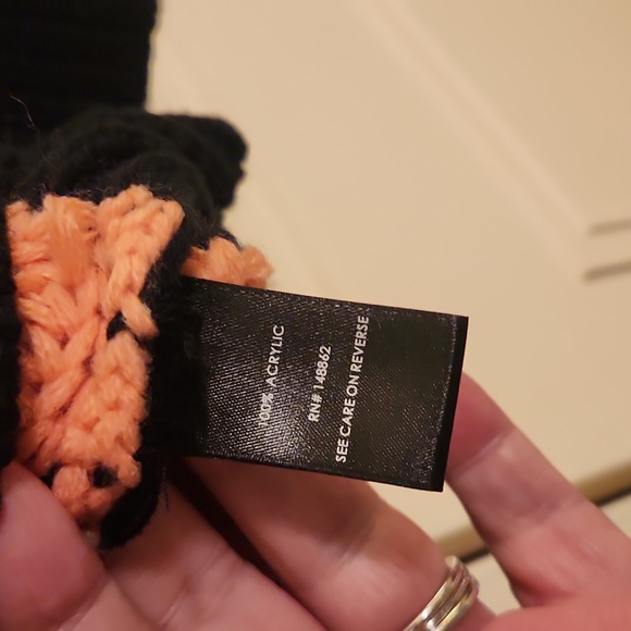 Chic Striped Blue and Peach And White Women's Sweater - Picture 5 of 6